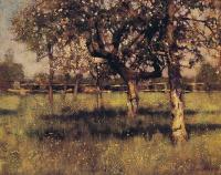 Sir George Clausen - An orchard in May